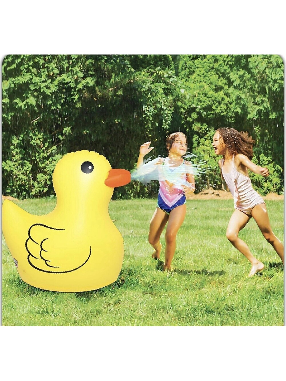 BigMouth Inc. Quackers the Ducky Lil' Kids Inflatable Sprinkler Summer Fun- New